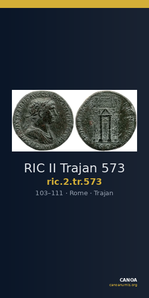 RIC II Trajan 573 — CANOA
