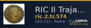 RIC II Trajan 574 — CANOA