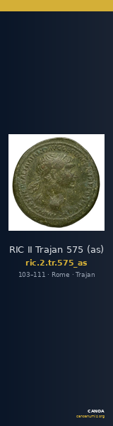 RIC II Trajan 575 (as) — CANOA