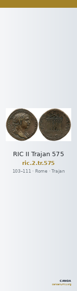 RIC II Trajan 575 — CANOA