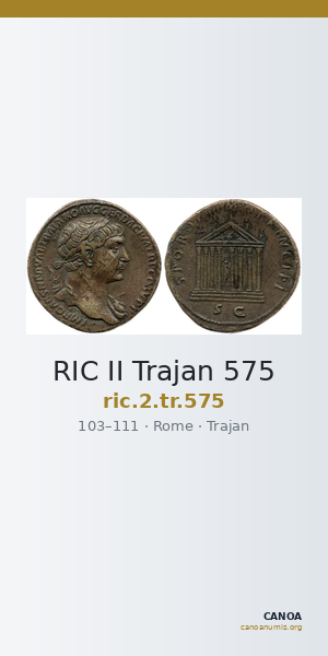 RIC II Trajan 575 — CANOA