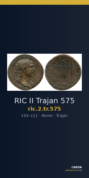 RIC II Trajan 575 — CANOA
