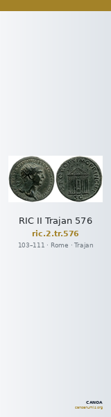 RIC II Trajan 576 — CANOA
