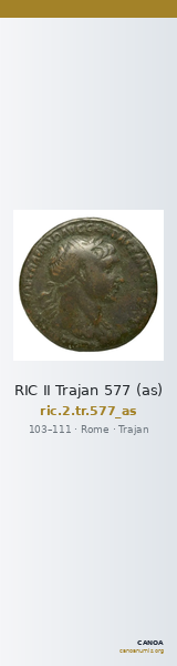 RIC II Trajan 577 (as) — CANOA