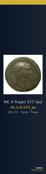 RIC II Trajan 577 (as) — CANOA