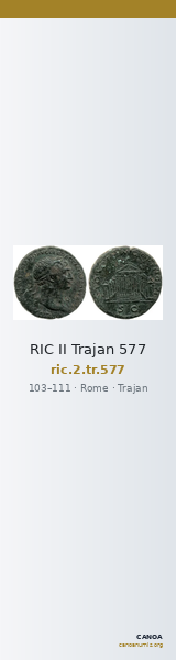 RIC II Trajan 577 — CANOA