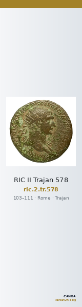 RIC II Trajan 578 — CANOA
