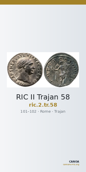 RIC II Trajan 58 — CANOA