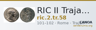 RIC II Trajan 58 — CANOA