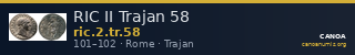 RIC II Trajan 58 — CANOA