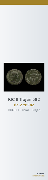RIC II Trajan 582 — CANOA