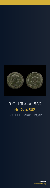 RIC II Trajan 582 — CANOA