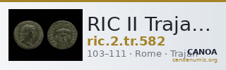 RIC II Trajan 582 — CANOA
