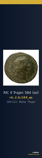 RIC II Trajan 584 (as) — CANOA