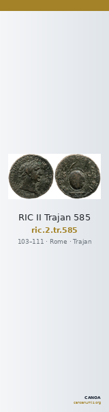 RIC II Trajan 585 — CANOA