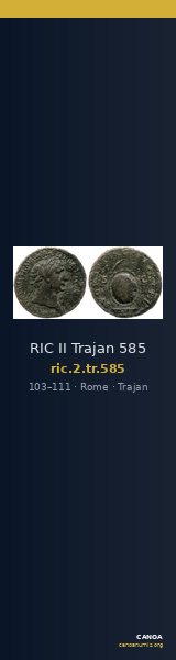 RIC II Trajan 585 — CANOA