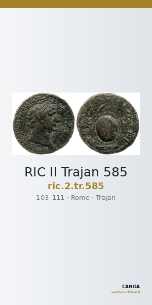 RIC II Trajan 585 — CANOA