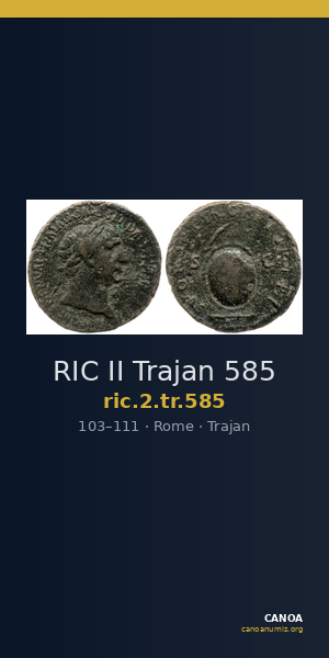 RIC II Trajan 585 — CANOA