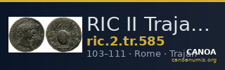 RIC II Trajan 585 — CANOA