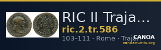 RIC II Trajan 586 — CANOA