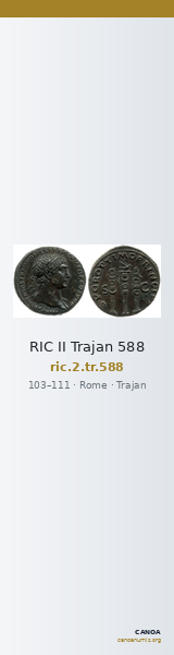 RIC II Trajan 588 — CANOA