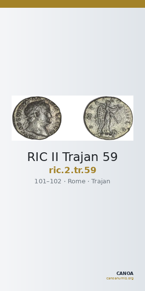 RIC II Trajan 59 — CANOA