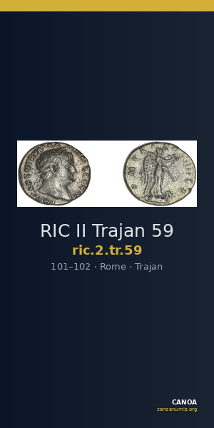 RIC II Trajan 59 — CANOA