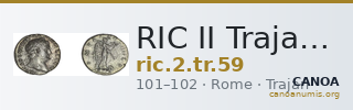 RIC II Trajan 59 — CANOA
