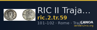RIC II Trajan 59 — CANOA