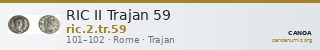 RIC II Trajan 59 — CANOA