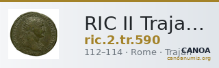 RIC II Trajan 590 — CANOA