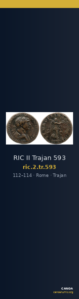 RIC II Trajan 593 — CANOA
