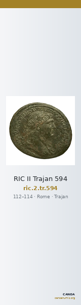RIC II Trajan 594 — CANOA