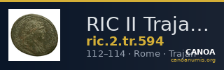 RIC II Trajan 594 — CANOA