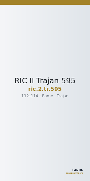 RIC II Trajan 595 — CANOA