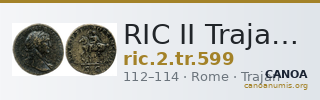 RIC II Trajan 599 — CANOA