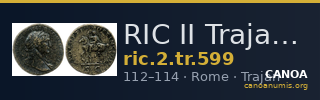 RIC II Trajan 599 — CANOA