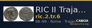 RIC II Trajan 6 — CANOA