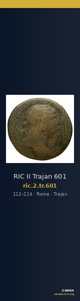 RIC II Trajan 601 — CANOA