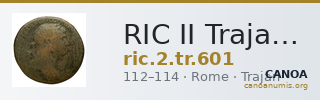 RIC II Trajan 601 — CANOA