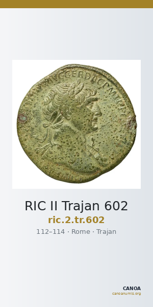RIC II Trajan 602 — CANOA