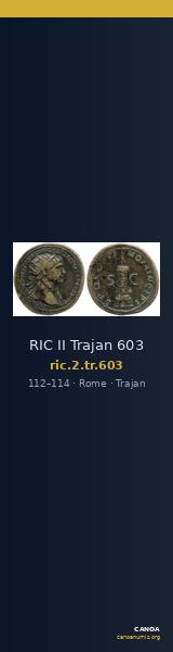 RIC II Trajan 603 — CANOA