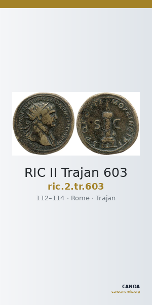 RIC II Trajan 603 — CANOA