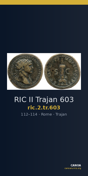 RIC II Trajan 603 — CANOA