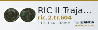 RIC II Trajan 604 — CANOA