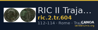 RIC II Trajan 604 — CANOA