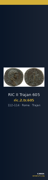 RIC II Trajan 605 — CANOA