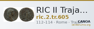 RIC II Trajan 605 — CANOA