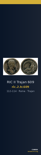 RIC II Trajan 609 — CANOA