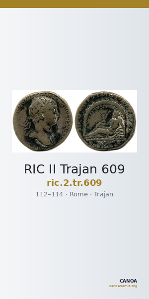 RIC II Trajan 609 — CANOA